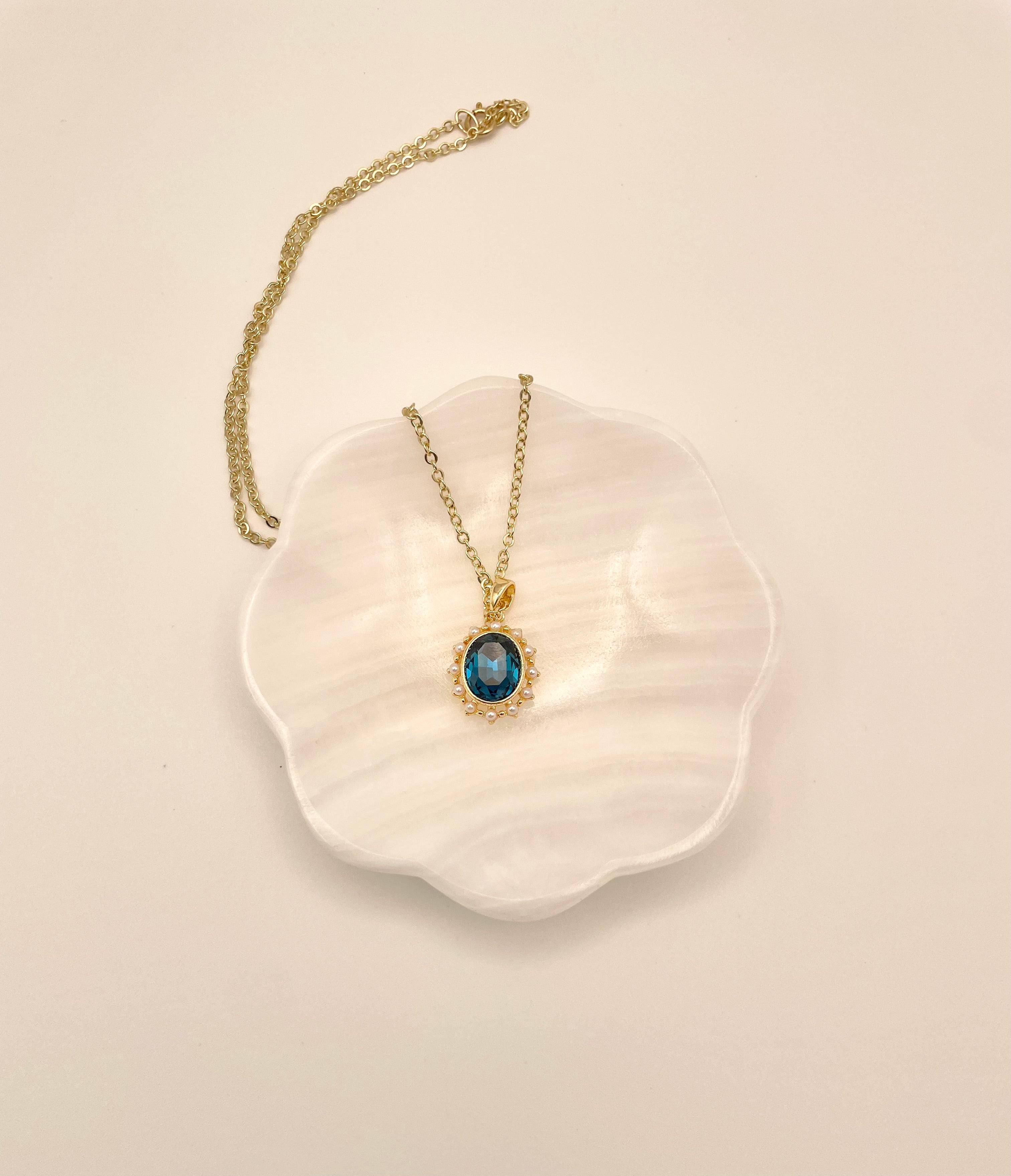 Deep Waters Vintage Necklace