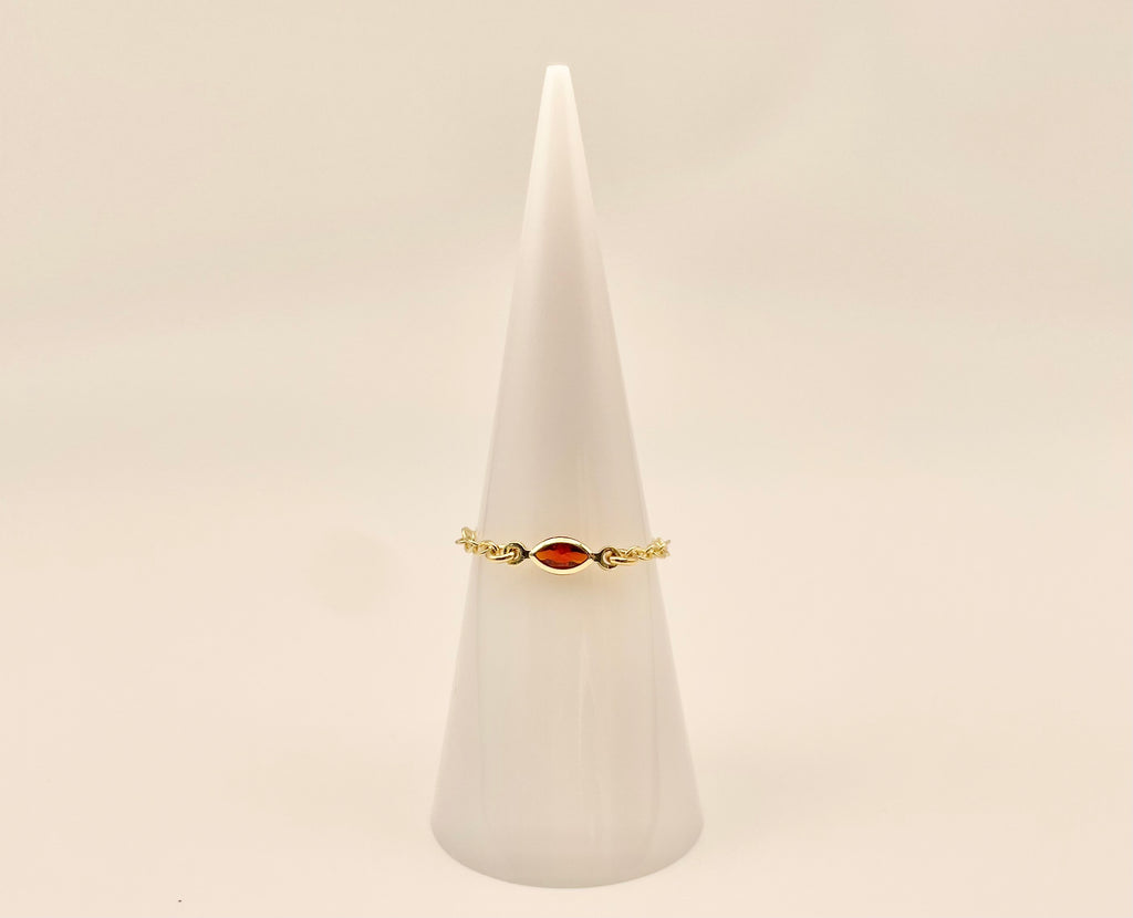 Marquise Chain Ring