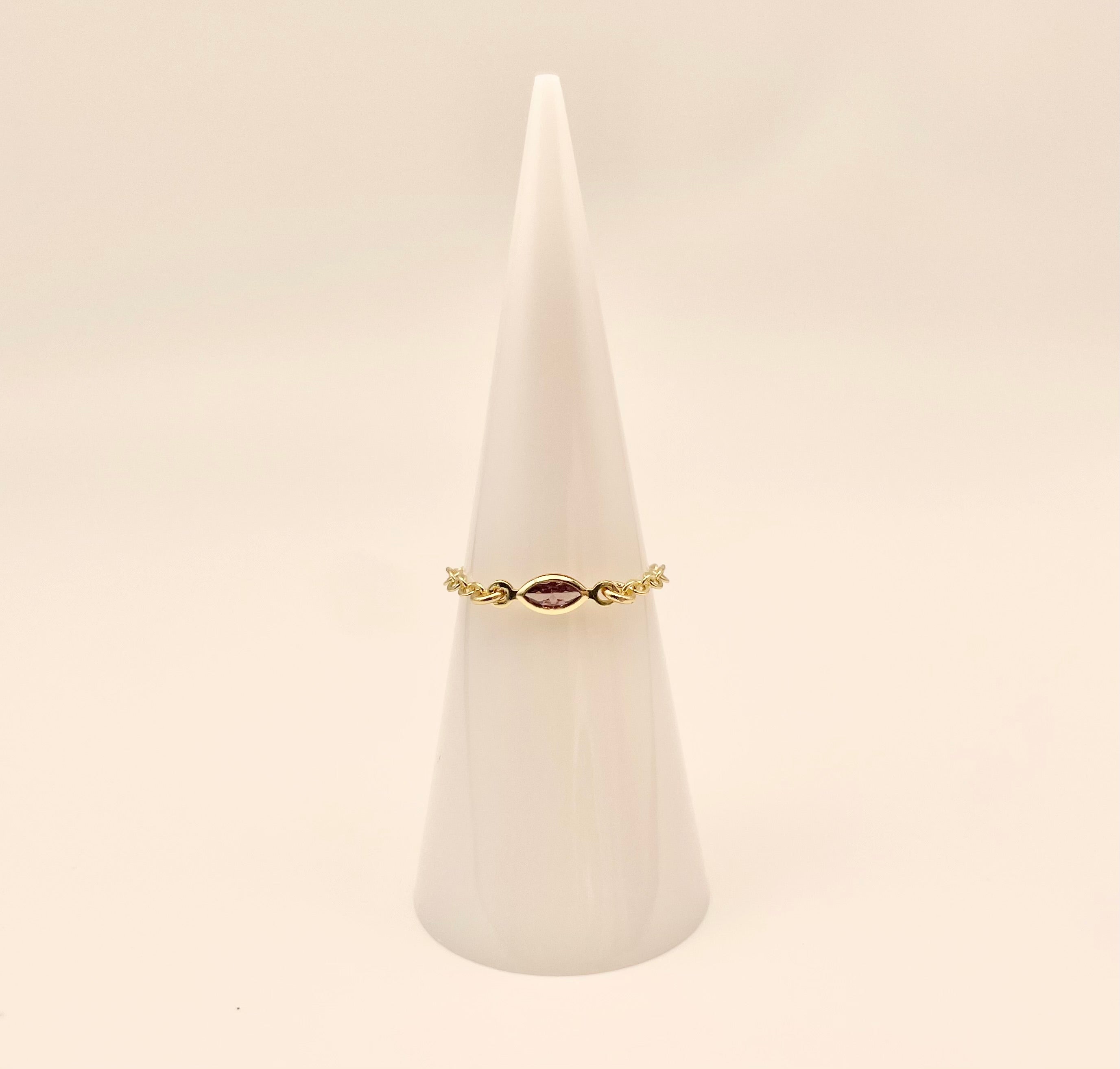 Marquise Chain Ring