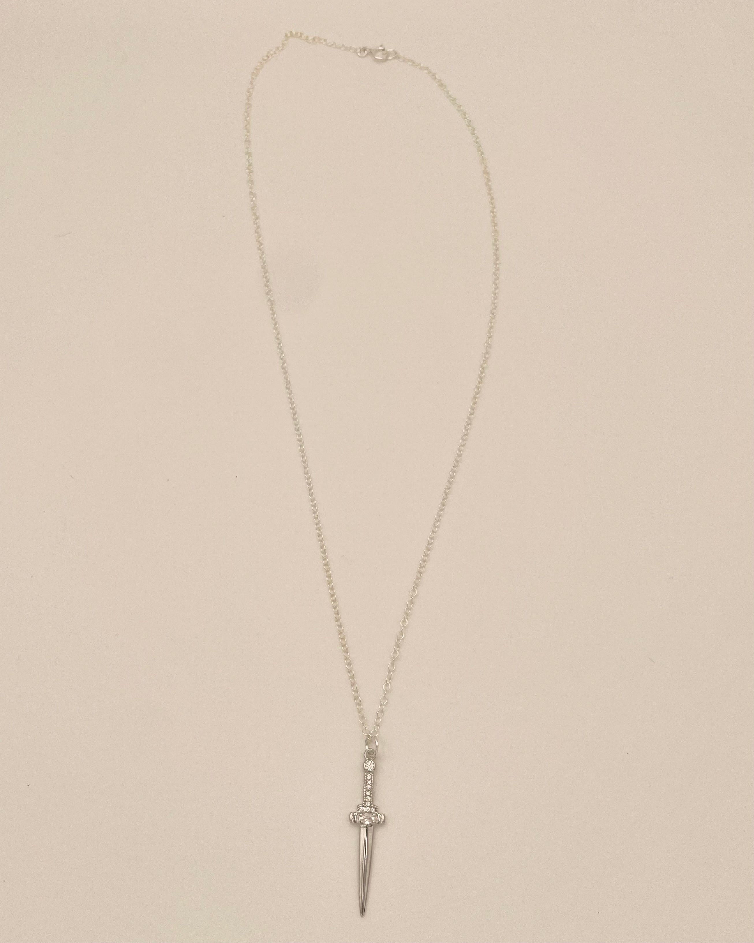 Silver Sword Necklace
