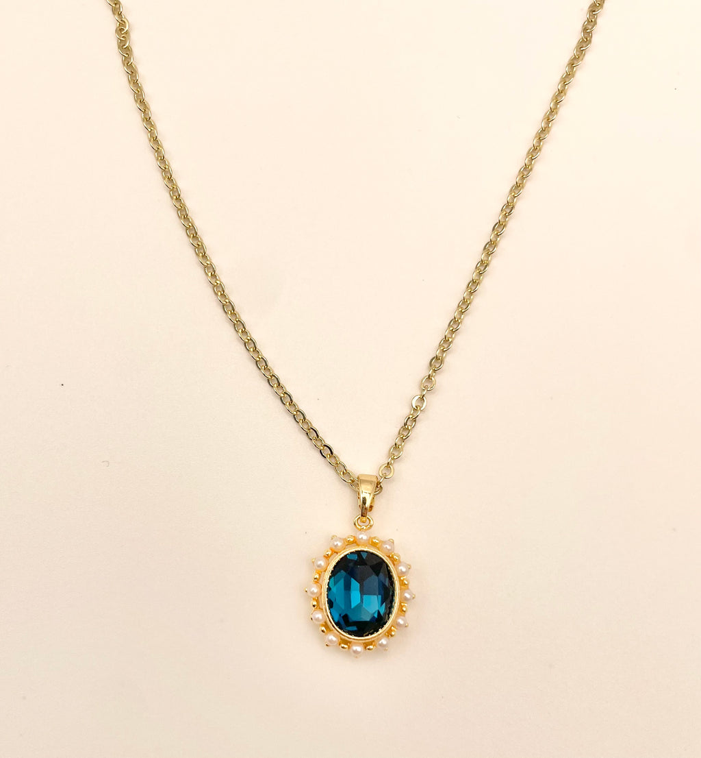 Deep Waters Vintage Necklace