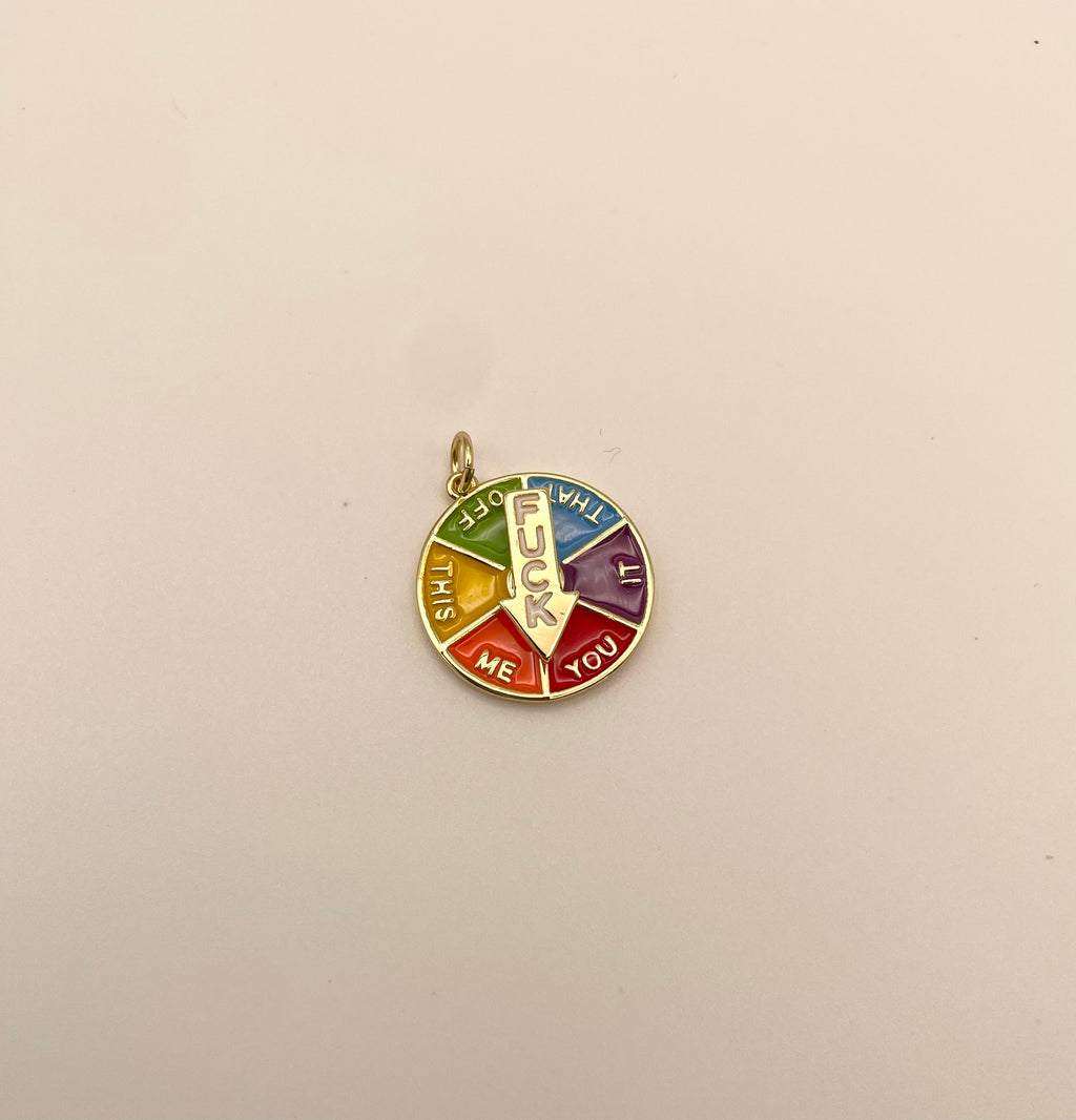 F*ck Spinner Necklace
