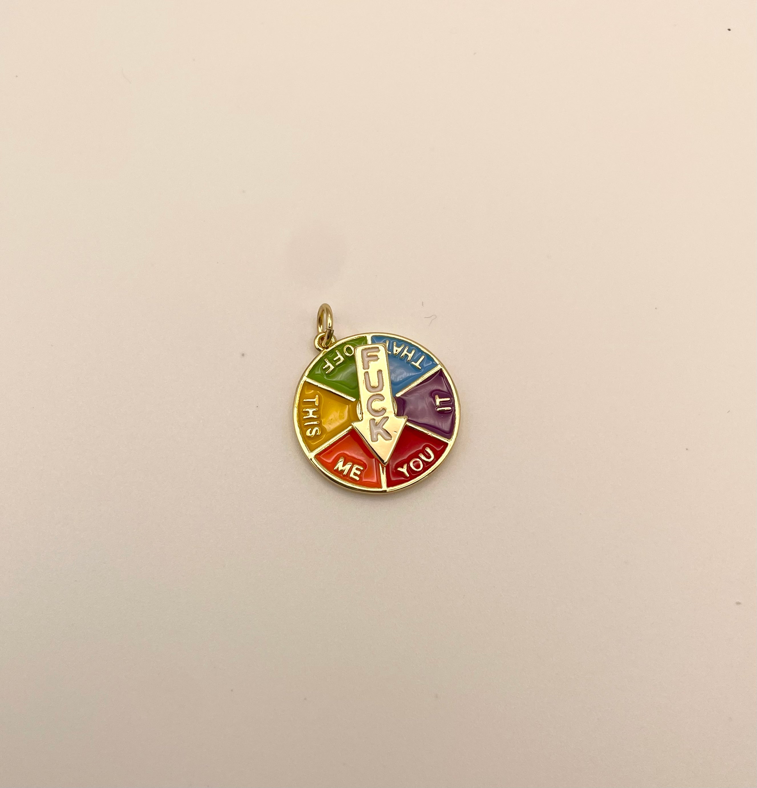 F*ck Spinner Necklace