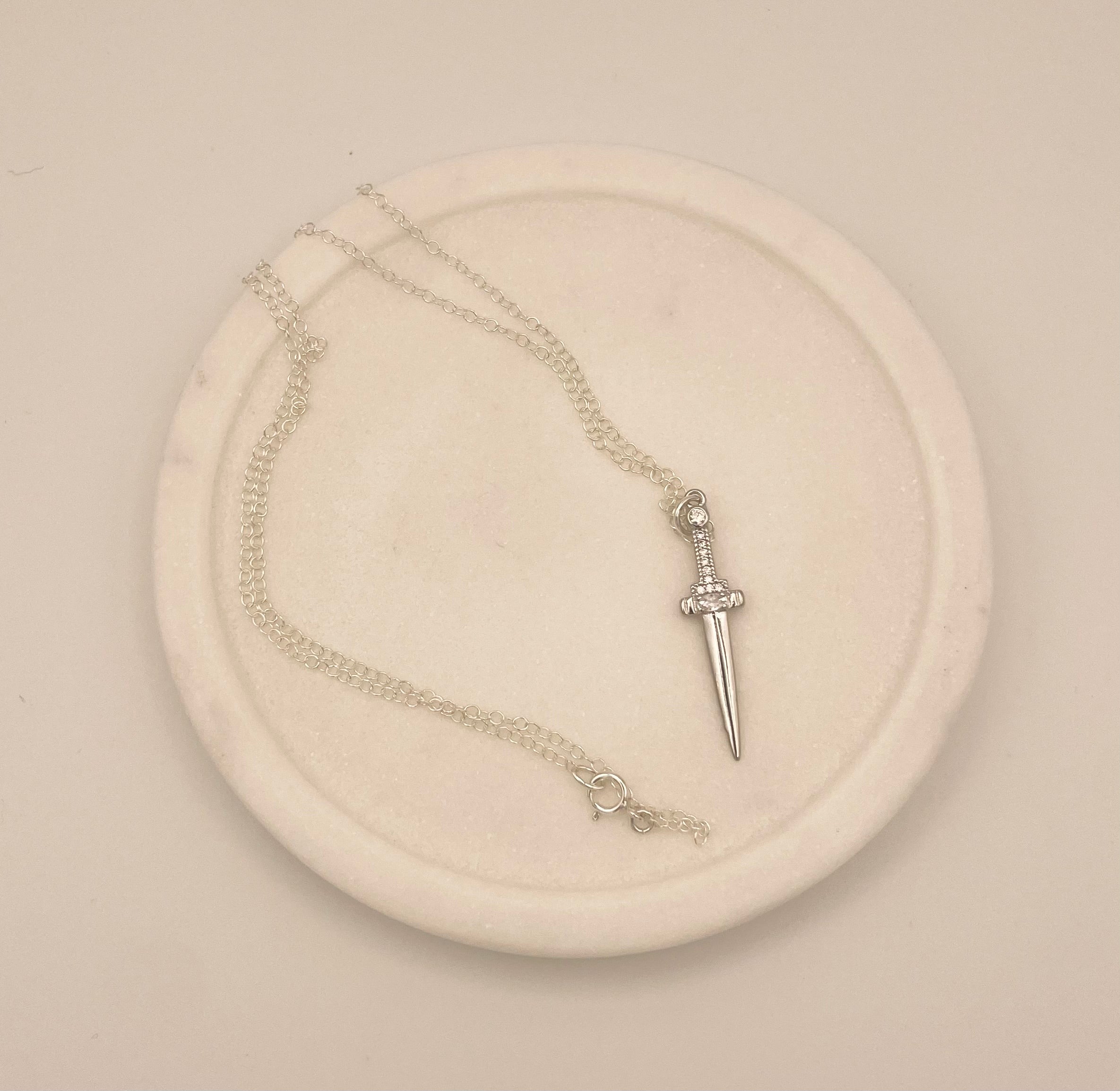 Silver Sword Necklace