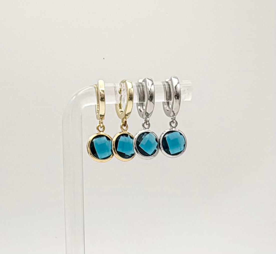 Birthstone Huggies