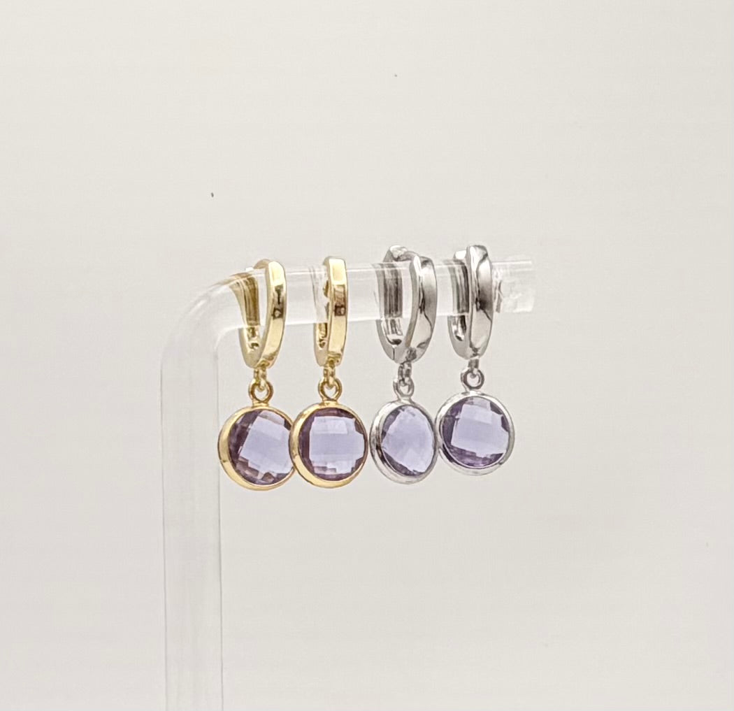 Birthstone Huggies