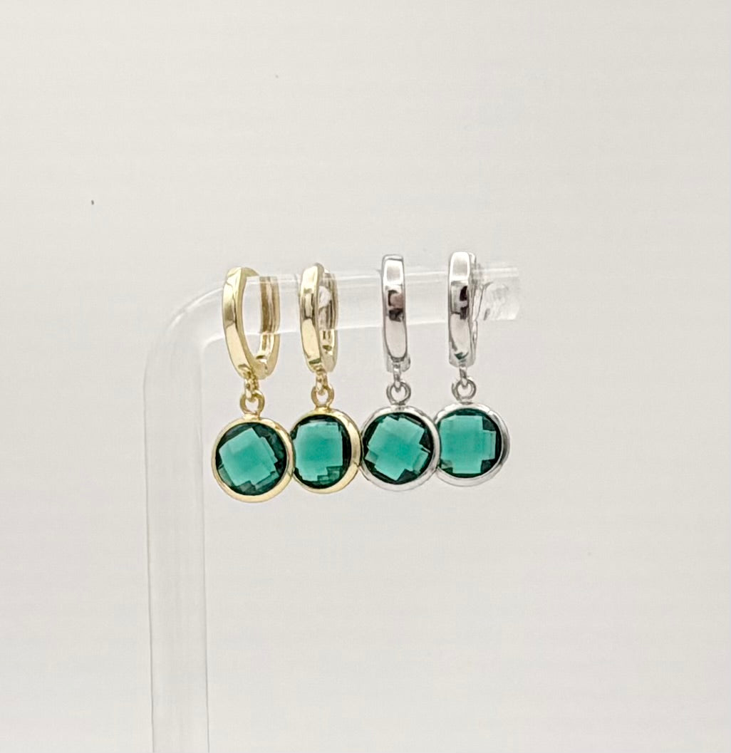 Birthstone Huggies