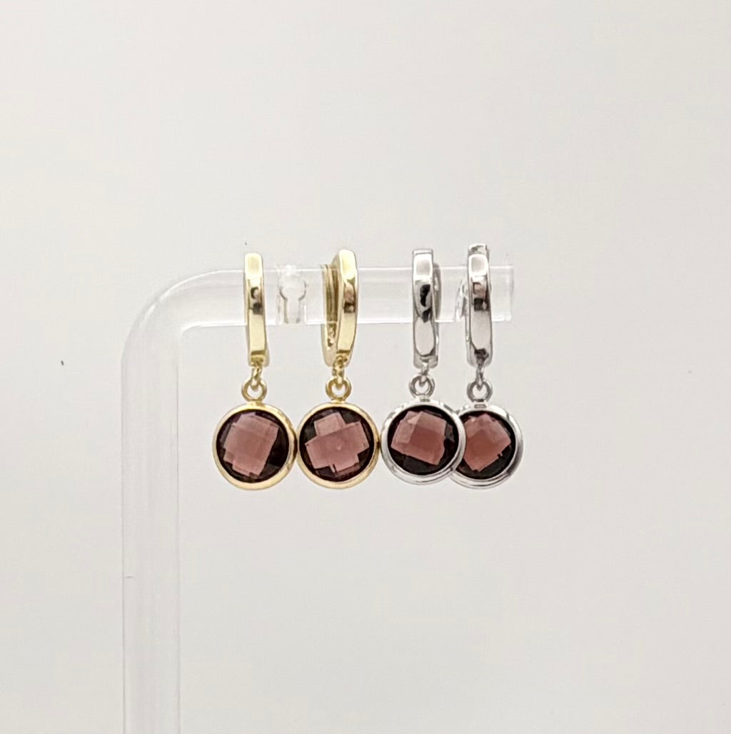 Birthstone Huggies