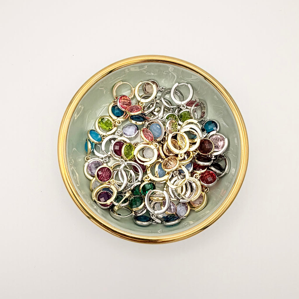 Birthstone Huggies